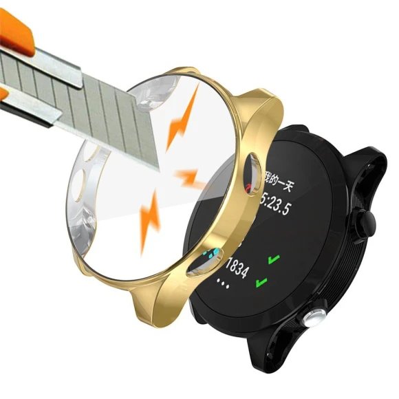 Smart Silicone Shell Electroplated Screen Film Protective Cover — Smartwatch Protectors, BeiyueZJ