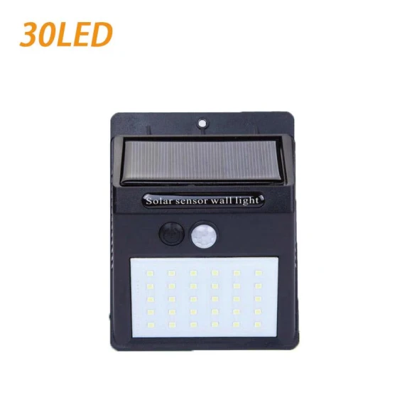 Solar LED PIR Motion Sensor Wall Light — Outdoor Security & Flood Lighting, NobleRot