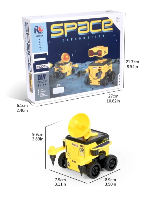 Space Exploration Remote Control Robot — Construction Kits, Happy Time For kids