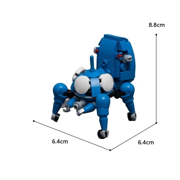 Tachikoma AI Chariot Robots Building Blocks — Construction Kits, FluxAtelier