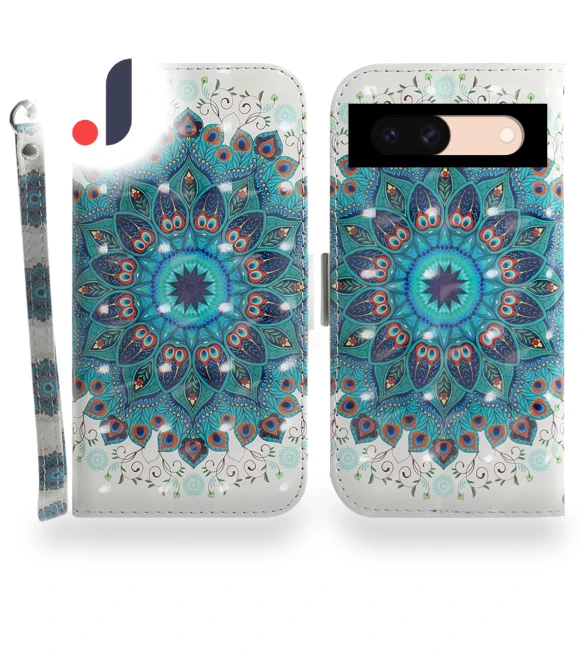 Wallet Case PU Leather Pattern Printing Flip Phone Cover — Flip Cases, Smartwatch 2025