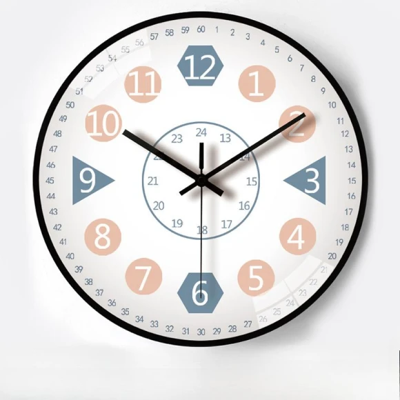 12-Inch Automatic Synchronization Silent Wall Clock — Clocks, Window glass film