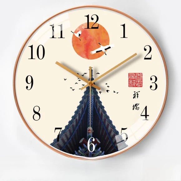 12-inch Creative Automatic Radio Clock — Clocks, Window glass film