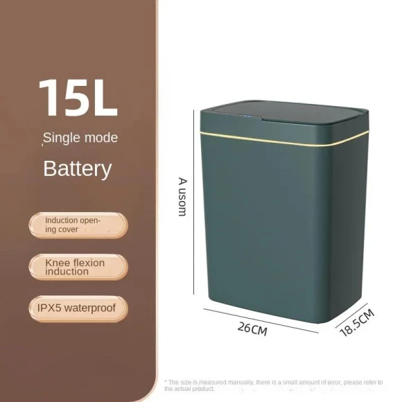 Automatic Induction Smart Garbage Can — Kitchen Cans, Simple and warm