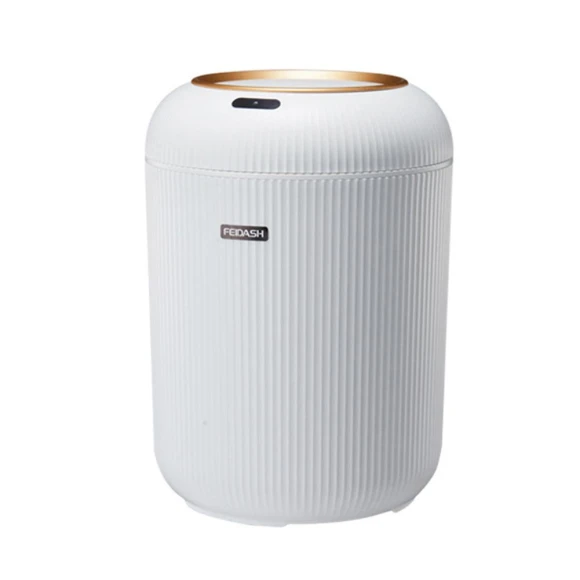 Automatic Sensor Kitchen Trash Can — Kitchen Cans, Simple and warm