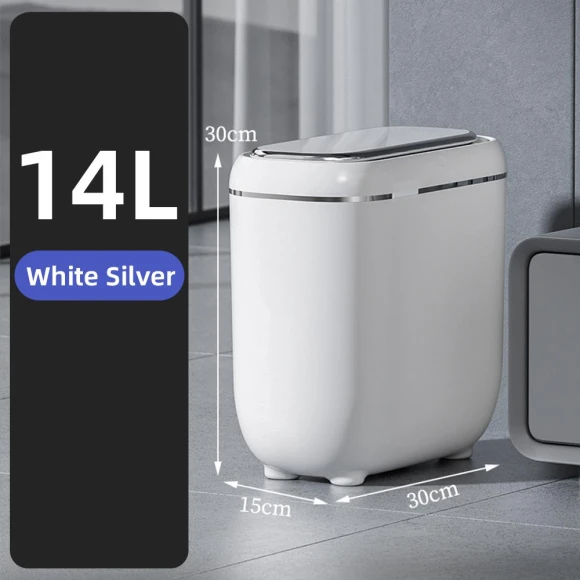 Automatic Sensor Trash Can — Kitchen Cans, Simple and warm