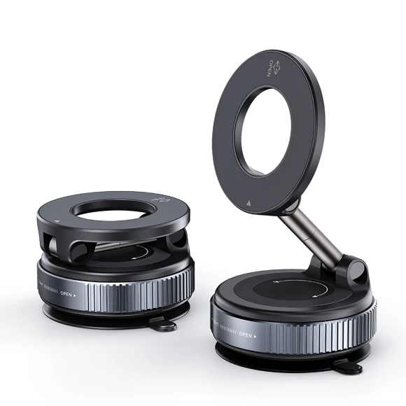Car Phone Holder with 360 Intelligent Vacuum Adsorption — Dashboard Installation Kits, Auto Parts Decorate