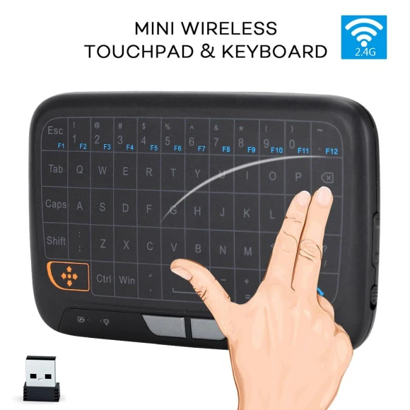 Mini Wireless Keyboard with Touch Panel — Keyboards, Zeblaze
