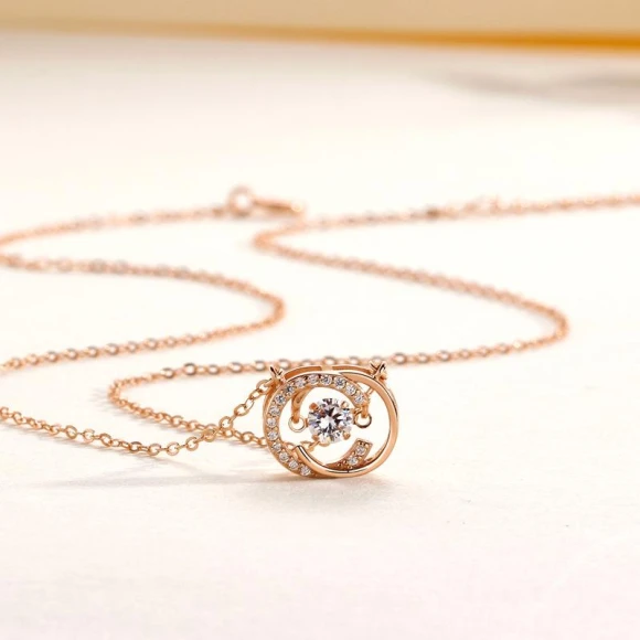 Smart Double Heart Ring Necklace — Smart Jewelry, All-match jewelry