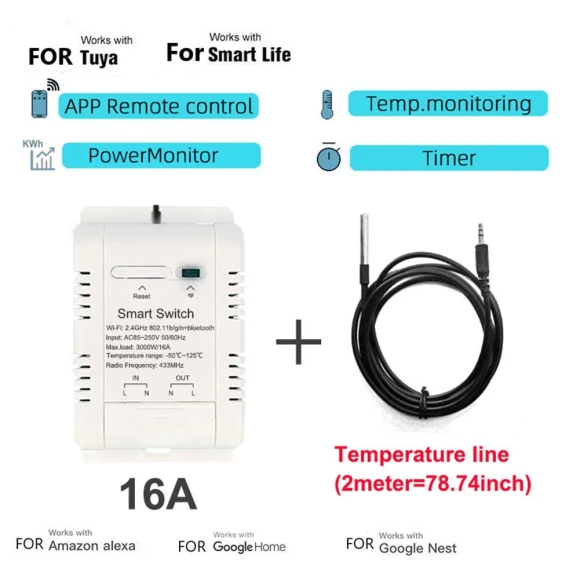 Smart Temperature Switch Sensor — Home Climate Control, bigideal