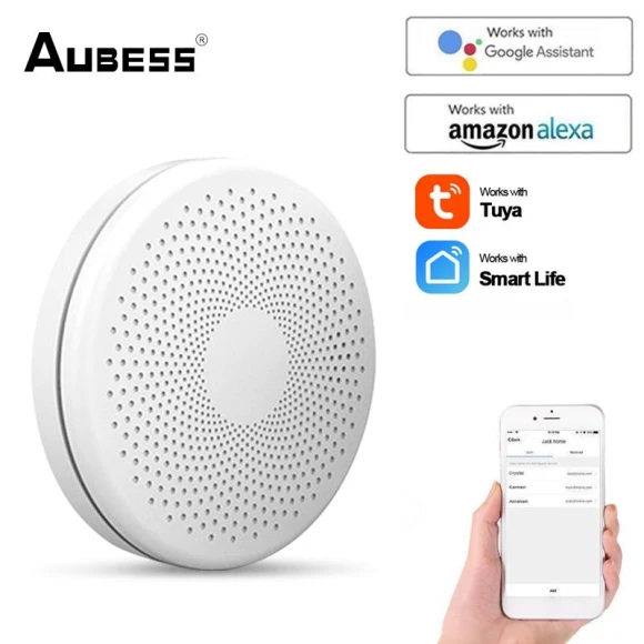 Smart WiFi Smoke and Carbon Monoxide Detector — Carbon Monoxide Detectors, HOME-Auto-001