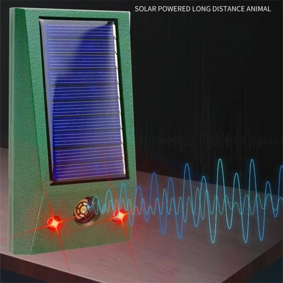 Solar Animal Repeller Outdoor Ultrasonic Device — Repellents, Smart Mouse