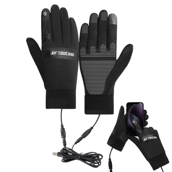 Touchscreen Heated Gloves — Gloves, xly1818