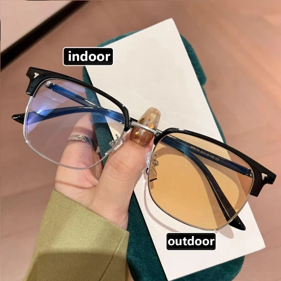 Vintage Square Smart Photochromic Glasses — Smart Glasses, Wipon