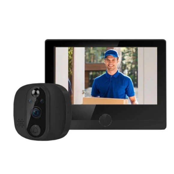 WiFi Doorbell with Night Vision — Smart Home Security, Crown Global