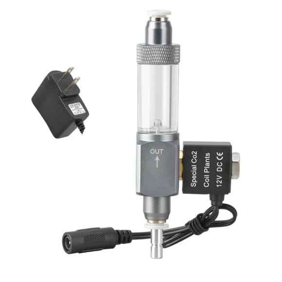 CO2 Solenoid Valve with Bubble Counter — Accessories, Foreverchic