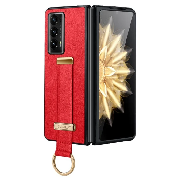 Fashion Series PU Leather+PC Phone Case with Adjustable Wristband and Kickstand — Smartwatch Protectors, Smartwatch 2025