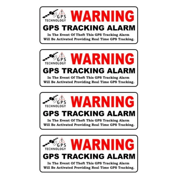 GPS Tracking Vehicle Alarm Stickers — Alarm Systems, shangpaj
