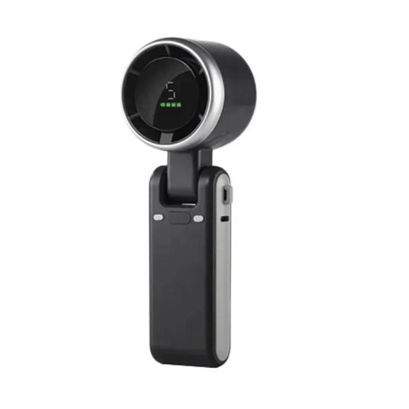 Handheld Turbo Fan with Smart Digital Display — Portable Cooling Solutions, RuJia