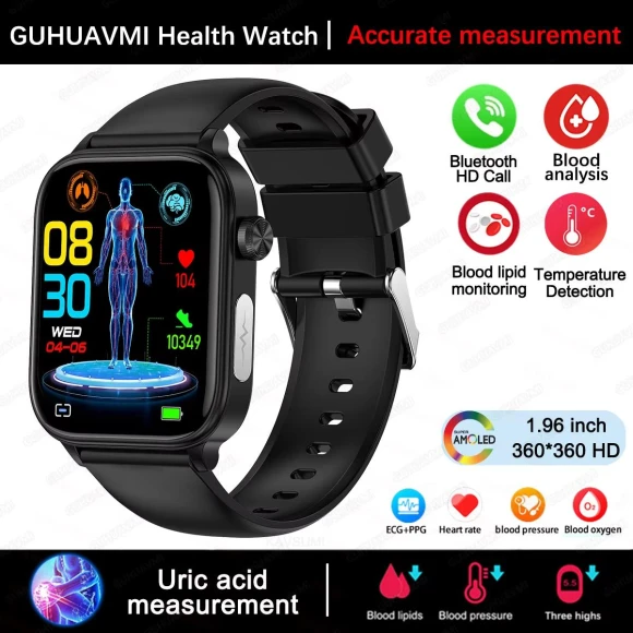 Health Smart Watch with ECG and PPG — Smartwatches, SAMS Online