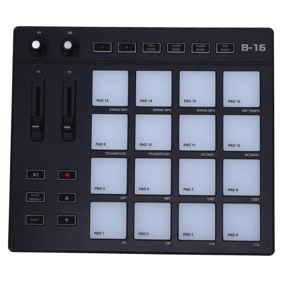 MIDI Controller with 16 Drum Pads — MIDI Control Devices, 3d printing machine
