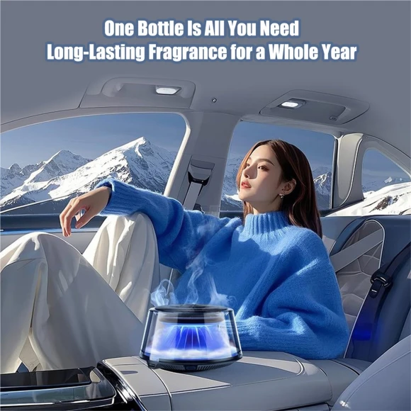 Smart Car Diffuser with Aromatherapy and LED Lights — Car Air Fresheners, Miss Beauty26