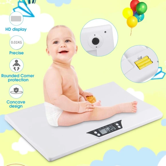 Smart Electronic Scale for Newborns, Pets, and Household Use — Baby Scales, Pro DIY Tool