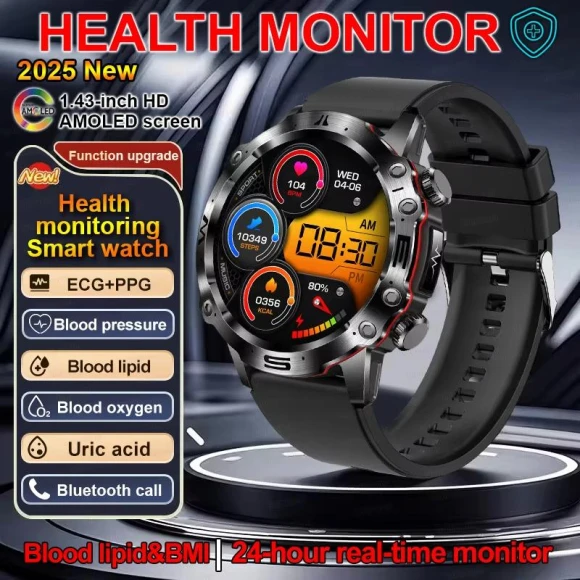 Smartwatch for Men with Health Monitoring — Smartwatches, SAMS Online
