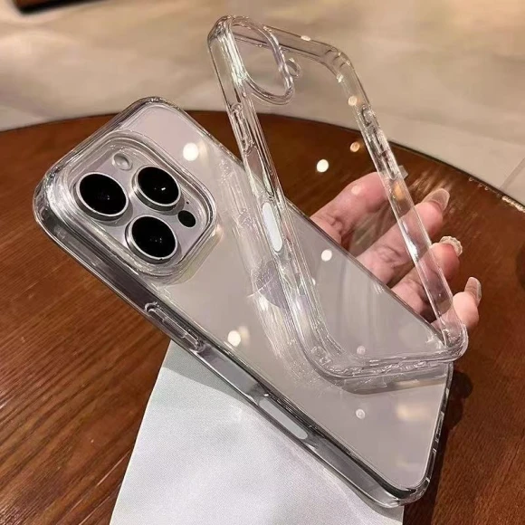 Transparent Acrylic Phone Case with AI Camera Button — Phone Accessories, BC Electrical Appliances