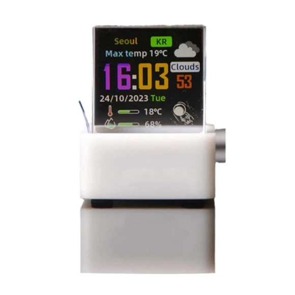 Holographic Desktop Computer with Weather Station and Digital Clock — Display Solutions, Considerable Sum