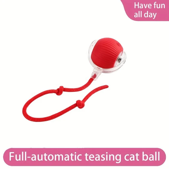 Interactive Ball Toy with Tail — Cat Playthings, Yoghurt