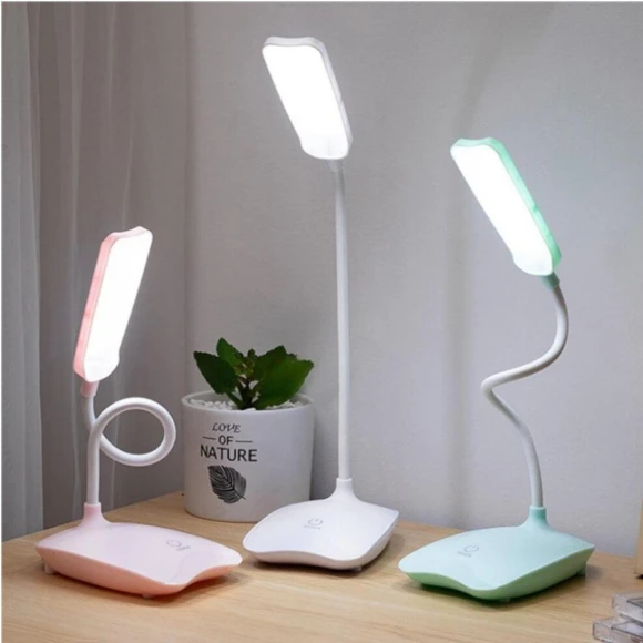 LED Desk Lamp with Adjustable Brightness — Study & Desk Lighting, MnnWuu