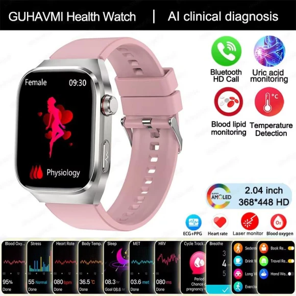 Smart Watch for Men with Health Monitoring — Smartwatches, ElectronicsHome