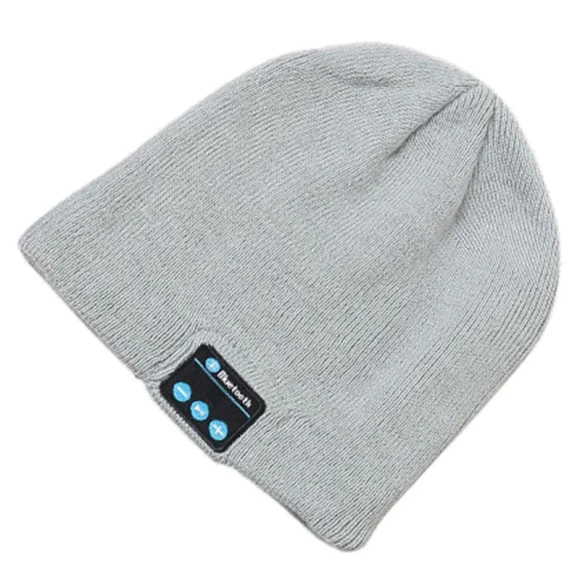 Soft Beanie Warm Hat with Bluetooth Headphones — Winter Ear Protectors, GlimmerGuild