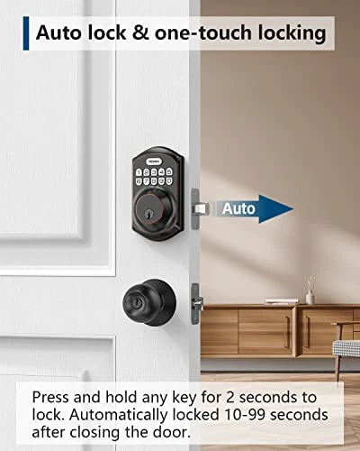 Keyless Entry Door Lock with Keypad — Deadbolts, TEEHO