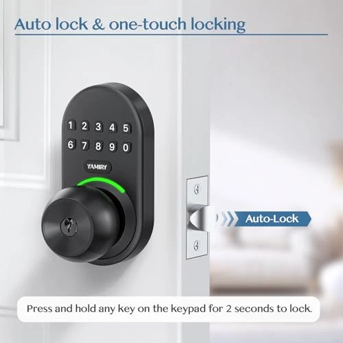 Keypad Smart Door Knob Lock — Access Control Keypads, Yamiry