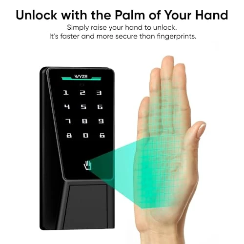Smart Door Lock with Palm Vein Recognition — Access Control Keypads, Wyze