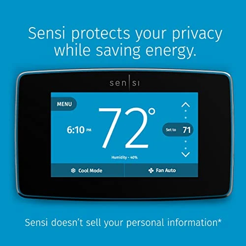 Smart Thermostat with Touchscreen Color Display — Smart Climate Control, Emerson