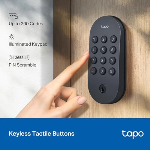 Smart Wi-Fi Deadbolt Door Lock — Deadbolts, Tapo