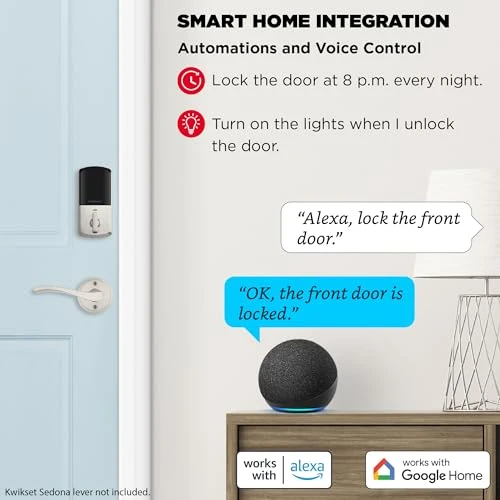 Wi-Fi Smart Lock with Keyless Entry and Geofence Auto-Unlock — Keyed Locksets, Kwikset