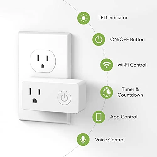 WiFi Heavy Duty Smart Plug Outlet with Timer, No Hub Required — Plugs, BN-LINK