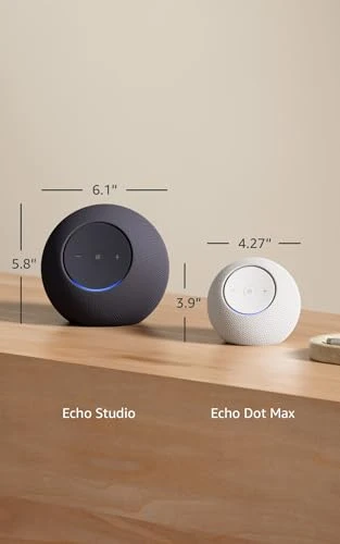 Echo Dot Max, Alexa speaker with room-filling sound and built-in smart home hub — Portable Audio, Amazon
