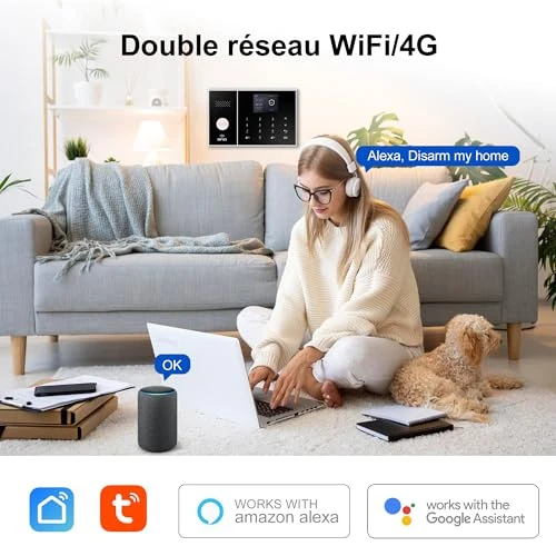 Home Security System with Motion Detector, Door Alarm Sensors, Indoor Protection — Smart Home Security, XUK