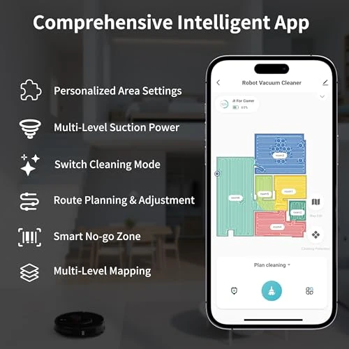 Robot Vacuum and Mop Combo with Self-Emptying — Smart Cleaning Robots, TRDIOL