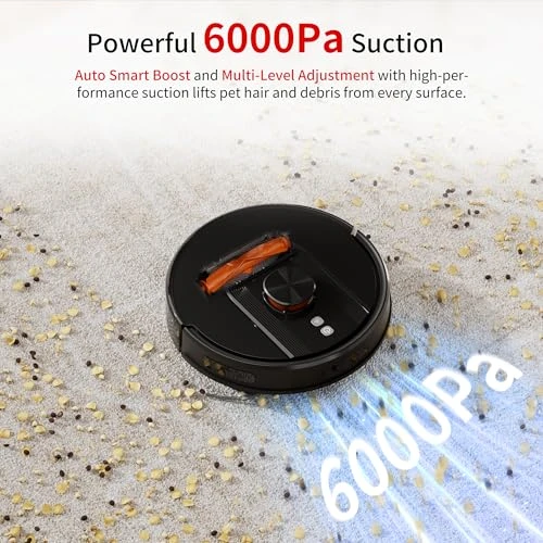 Robot Vacuum and Mop Combo with Self-Emptying — Smart Cleaning Robots, TRDIOL