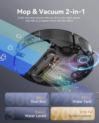 Robot Vacuum and Mop Combo — Smart Cleaning Robots, Seyanke