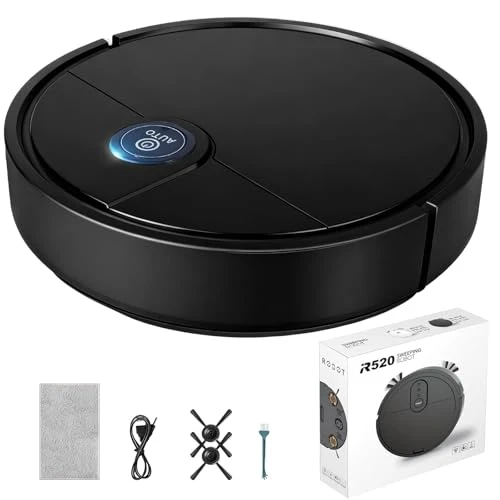 Robot Vacuum Cleaner with Automatic Dust Collection Base — Smart Cleaning Robots, Generic