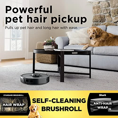 Robot Vacuum with Self-Cleaning Brushroll for Pet Hair — Smart Cleaning Robots, Shark