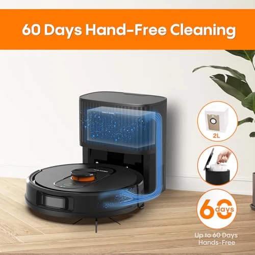 Self-Emptying Robot Vacuum and Mop — Smart Cleaning Robots, eitton