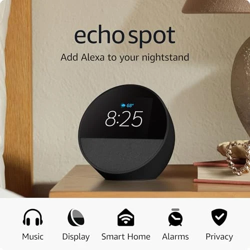 Smart Alarm Clock with Alexa — Alarms & Clocks, Amazon